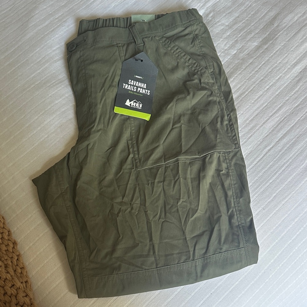 REI Savannah Trails Pants - Olive Green